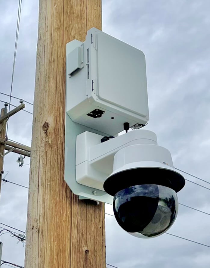 Overt Utility Pole Camera System - Axis 4k - Model 4705